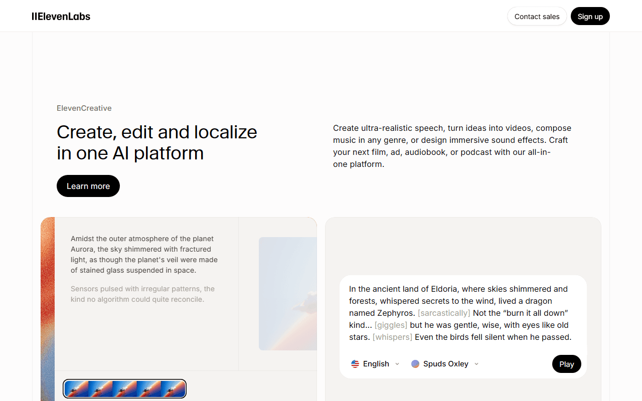 Create, edit, and localize